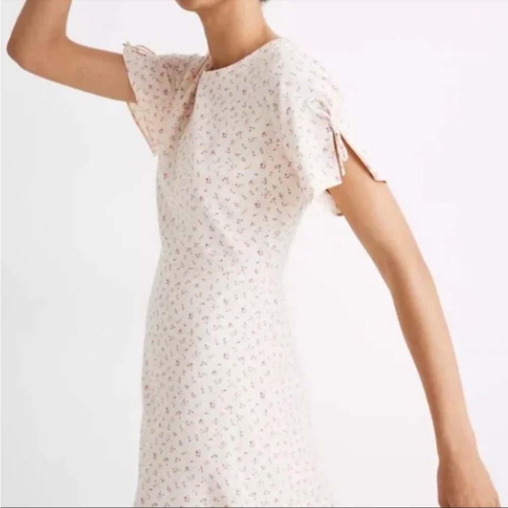 Madewell Tie-Sleeve Dress - Picture 5 of 6